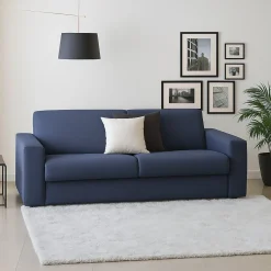 Divano design blu 200x95x90h cm - Azier