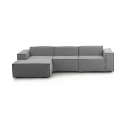 Divano design grigio 300x170x70h cm - Alganibra