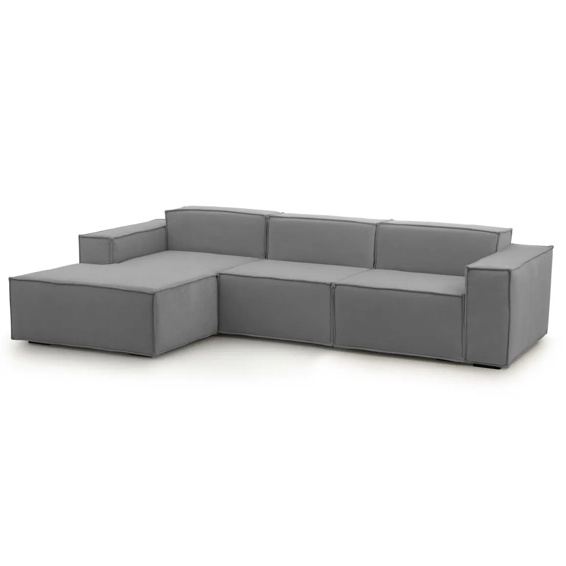 Divano design grigio 300x170x70h cm - Alganibra