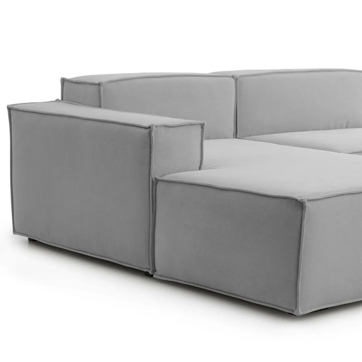 Divano design grigio 300x170x70h cm - Alganibra