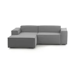 Divani Angolari|Divani Fissi Con Penisola > Dmora Divano design 240x170x70h cm - Assurte Grigio