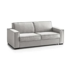 Divano elegante grigio 200x95x90h cm - Eletta