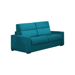 Divani Fissi 2 Posti > Dmora Divano Fisso 2 Posti Sfoderabile Idrorepellente 180x95x90h cm, Lavabile Made in Italy - Varedo Azzurro