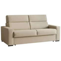 Divani Fissi 3 Posti > Dmora Divano Fisso 3 Posti Sfoderabile Lavabile 225x95 cm, Braccioli Made in Italy - Cantu Beige