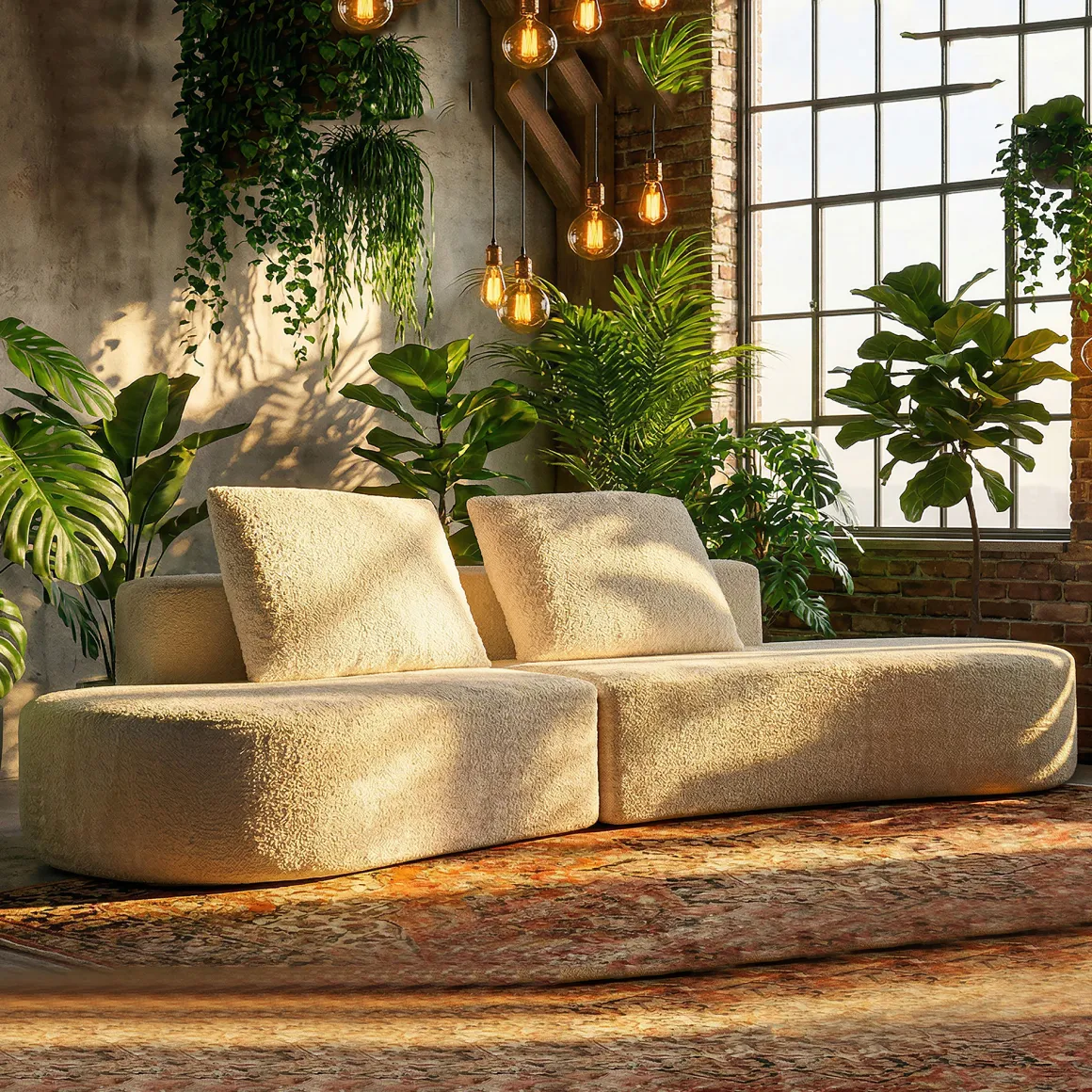 Divani Fissi 2 Posti > Dmora Divano Fisso 2 Posti Bianco Crema oro Effetto Velluto Trapuntato Cuscini Inclusi 130x83x91h cm, Braccioli - Diskit Oro, Bianco Crema