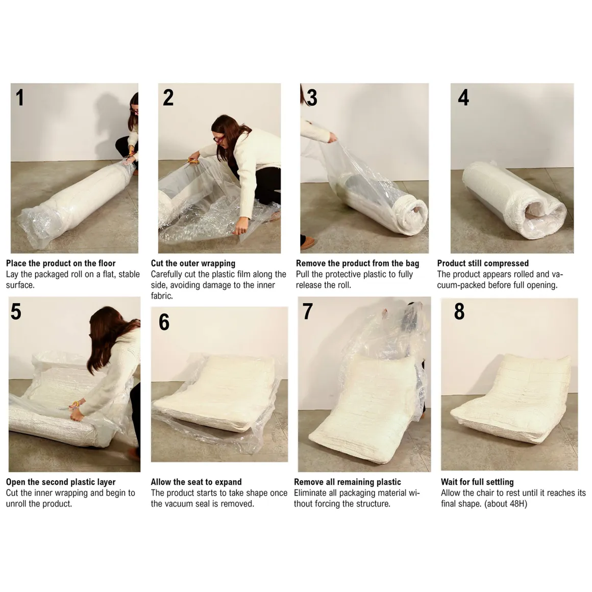 Divani Fissi 2 Posti > Dmora Divano Fisso 2 Posti Bianco Crema oro Effetto Velluto Trapuntato Cuscini Inclusi 130x83x91h cm, Braccioli - Diskit Oro, Bianco Crema