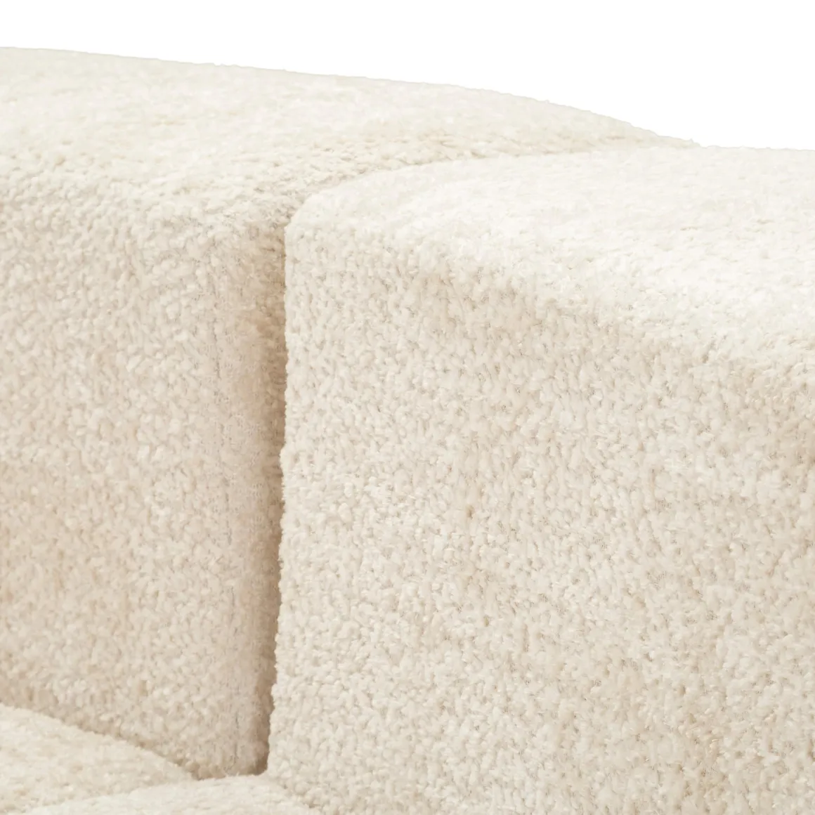 Divani Fissi 2 Posti > Dmora Divano Fisso 2 Posti Bianco Crema oro Effetto Velluto Trapuntato Cuscini Inclusi 130x83x91h cm, Braccioli - Diskit Oro, Bianco Crema
