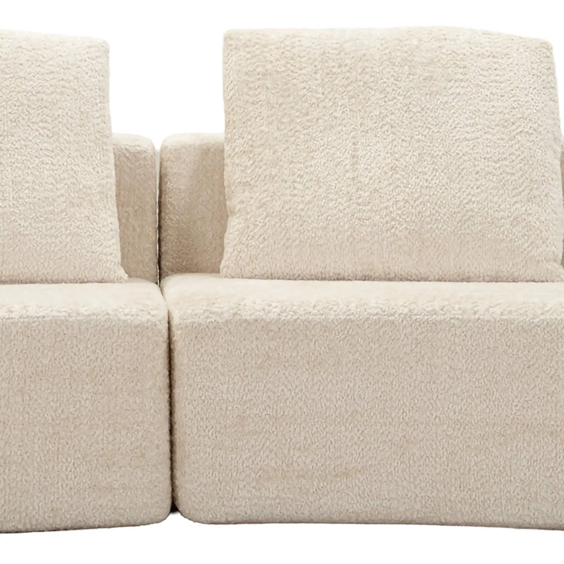 Divani Fissi 2 Posti > Dmora Divano Fisso 2 Posti Bianco Crema oro Effetto Velluto Trapuntato Cuscini Inclusi 130x83x91h cm, Braccioli - Diskit Oro, Bianco Crema