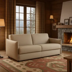 Divani Fissi 2 Posti > Dmora Divano Fisso 2 Posti Sfoderabile Idrorepellente 180x95x100h cm, Lavabile Made in Italy - Vialfre Grigio Tortora
