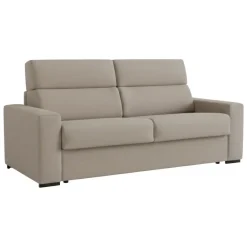 Divano Fisso 3 Posti Grigio Tortora Sfoderabile Lavabile 220x95 cm, Braccioli Made in Italy - Ozegna