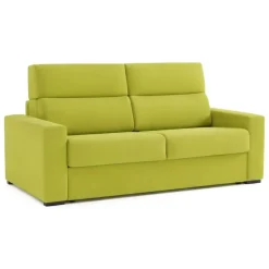 Divani Fissi 3 Posti > Dmora Divano Fisso 3 Posti Sfoderabile Lavabile 225x95 cm, Braccioli Made in Italy - Cantu Verde