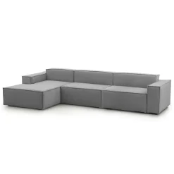 Divani Fissi 2 Posti|Salotto > Dmora Divano in legno e ferro rivestito in tessuto 220x95x70h cm - Lepidolite Rosso