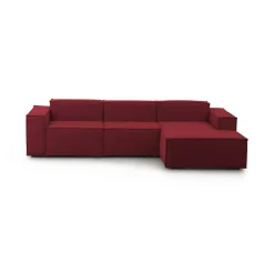 Divani Fissi 2 Posti|Salotto > Dmora Divano in legno e ferro rivestito in tessuto tortora 160x95x85h cm - Aggius Grigio Tortora