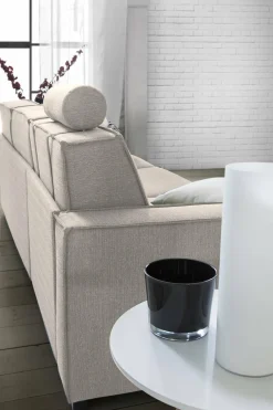 Divani Letto 2 Posti|Salotto > Dmora Divano letto apertura girevole tortora 200x95cm - Amapola Grigio Tortora