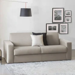 Divano letto classico tortora 180x95cm - Akito