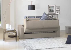 Divano letto classico tortora 180x95cm - Akito