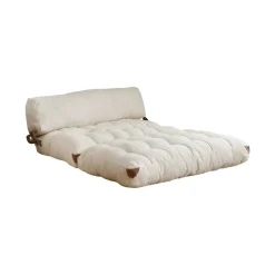 Divani Letto 2 Posti|Divano Contenitore Letto > Dmora Divano letto comodo crema 120x75cm - Surigae Bianco Crema