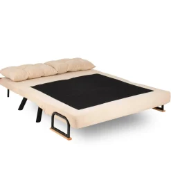 Divano letto comodo crema 133x78cm - Calvin