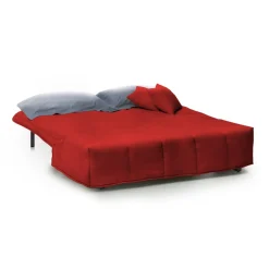 Divani Letto 2 Posti|Salotto > Dmora Divano letto comodo 125x90cm - Ariska Rosso