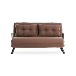 Divano letto comodo sabbia 133x78cm - Calvin