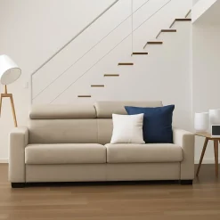 Divani Letto 3 Posti|Salotto > Dmora Divano letto compatto 200x95cm - Algo Beige