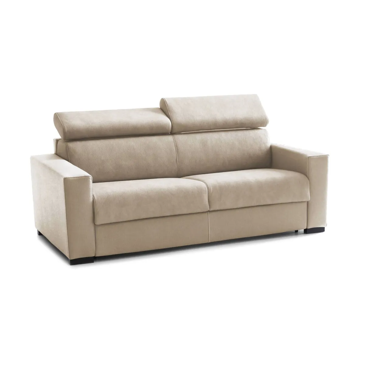 Divani Letto 3 Posti|Salotto > Dmora Divano letto compatto 200x95cm - Algo Beige
