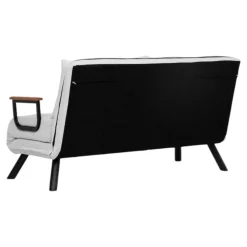 Divani Letto 2 Posti|Divano Contenitore Letto > Dmora Divano letto compatto 133x78cm - Calvin Bianco