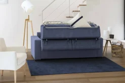 Divano letto compatto blu 260x95cm - Alibella