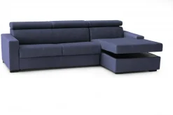 Divano letto compatto blu 260x95cm - Alibella