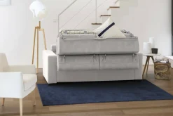 Divano letto compatto grigio 280x95cm - Allevatore