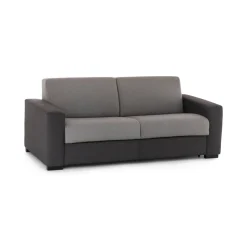 Divano letto compatto grigio e antracite 200x95cm - Zinnia