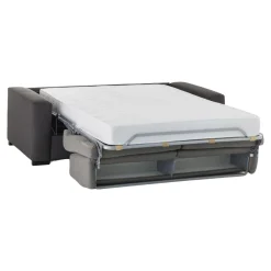 Divano letto compatto grigio e antracite 200x95cm - Zinnia