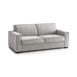Divano letto con materasso grigio 180x95cm - Alisa
