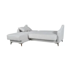 Divani Angolari|Divani Letto Con Penisola > Dmora Divano Letto con Penisola Contenitore Cuscini Sfoderabili 210x149 cm, Reclinabile - Pergola Beige