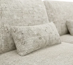 Divani Angolari|Divani Letto Con Penisola > Dmora Divano Letto con Penisola Contenitore Reclinabile 229x148 cm, Cuscini Sfoderabili - Rezzo Beige