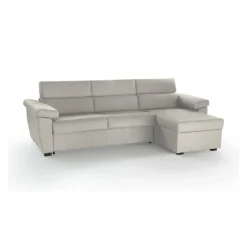 Divani Angolari|Divani Letto Con Penisola > Dmora Divano Letto con Penisola Sfoderabile Contenitore 285x160 cm, Idrorepellente Multiposizione Trasformabile in Letto Made in Italy - Tolle Beige