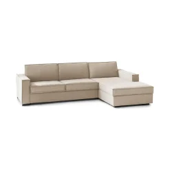 Divani Letto Con Penisola|Salotto > Dmora Divano letto con penisola 280x95cm - Allevatore Beige