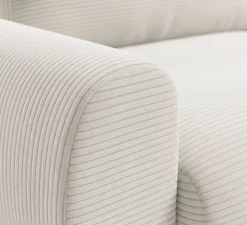 Divani Angolari|Divani Letto Con Penisola > Dmora Divano Letto con Penisola Contenitore Reclinabile 268x163 cm, Cuscini Sfoderabili - Folgarida Bianco Crema