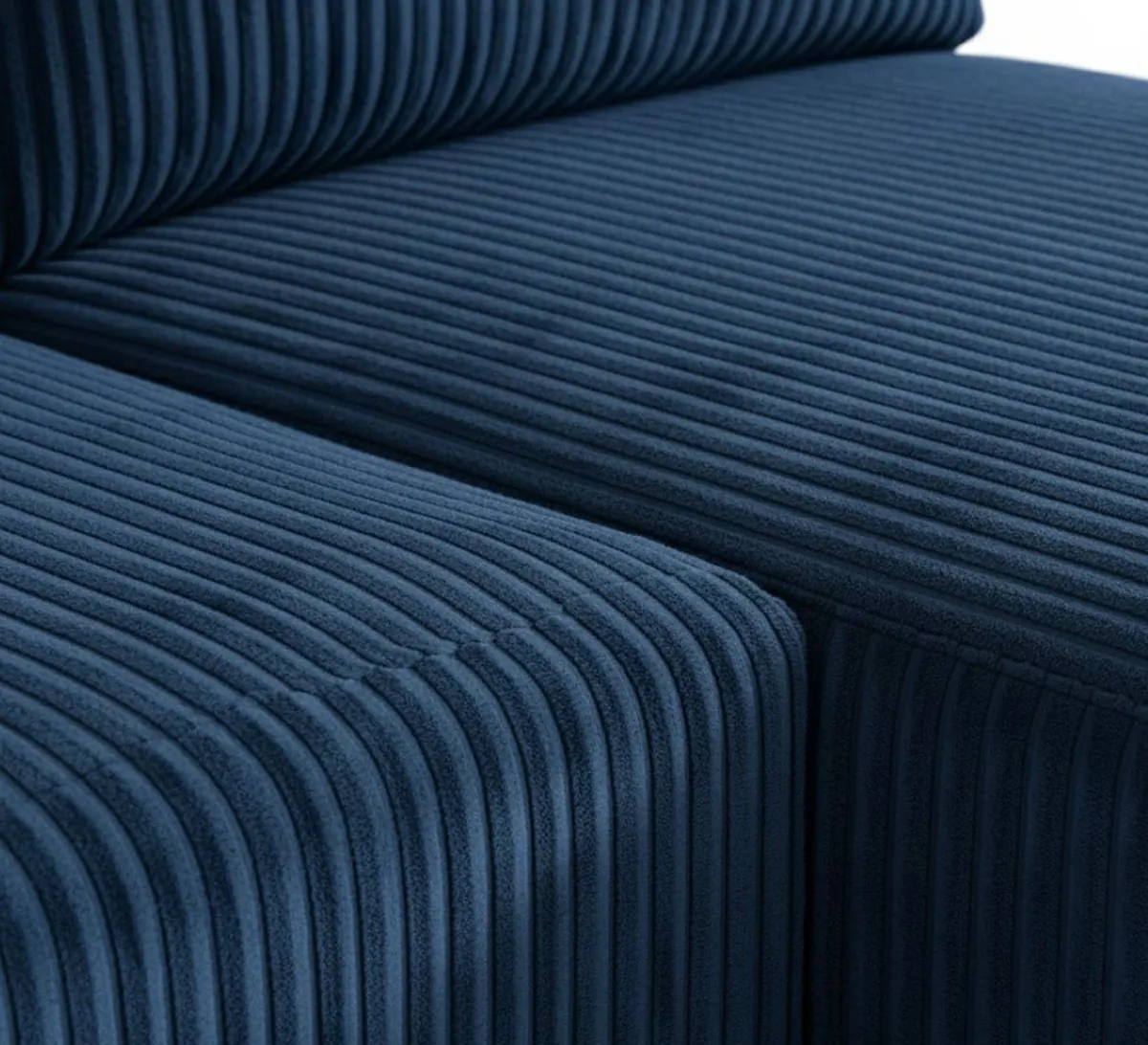 Divani Angolari|Divani Letto Con Penisola > Dmora Divano Letto con Penisola Contenitore Cuscini Sfoderabili 210x149 cm, Reclinabile - Pergola Blu