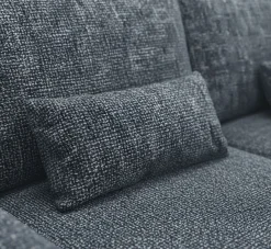 Divani Angolari|Divani Letto Con Penisola > Dmora Divano Letto con Penisola Contenitore Reclinabile 229x148 cm, Cuscini Sfoderabili - Rezzo Blu