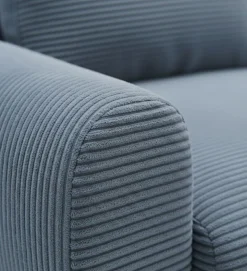 Divani Letto Con Penisola|Salotto > Dmora Divano Letto con Penisola Contenitore con Piedini 225x151 cm, Reclinabile - Aronix Blu