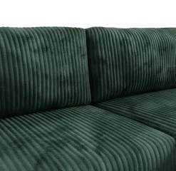 Divani Angolari|Divani Letto Con Penisola > Dmora Divano Letto con Penisola Contenitore Cuscini Sfoderabili 210x149 cm, Reclinabile - Pergola Verde