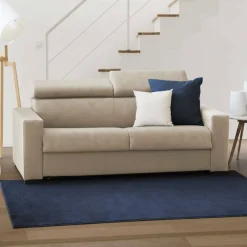 Divani Letto 2 Posti|Salotto > Dmora Divano letto con poggiatesta regolabili 180x95cm - Annalara Beige