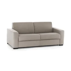Divani Letto 2 Posti|Salotto > Dmora Divano letto con porta cuscini tortora 180x95cm - Asimi Grigio Tortora