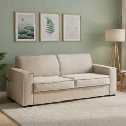 Divani Letto 2 Posti|Salotto > Dmora Divano letto contenitore 180x95cm - Alisa Beige