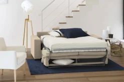 Divano letto contenitore beige 220x95cm - Action