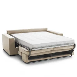 Divano letto contenitore beige 220x95cm - Action