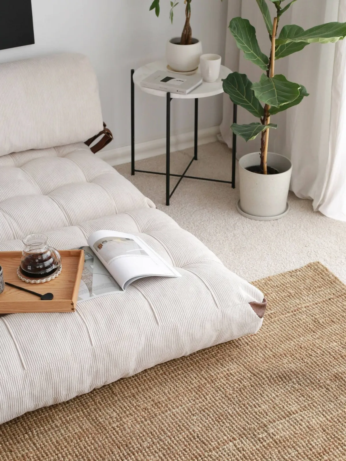 Divani Letto 2 Posti|Divano Contenitore Letto > Dmora Divano letto contenitore 120x75cm - Surigae Bianco