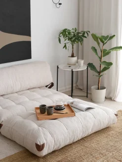 Divani Letto 2 Posti|Divano Contenitore Letto > Dmora Divano letto contenitore 120x75cm - Surigae Bianco