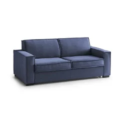 Divano letto contenitore blu 180x95cm - Alano